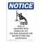 Signmission OSHA Notice, 5" Height, Pool Is Equipped With Sign With Symbol, 5" X 3.5", Portrait OS-NS-D-35-V-17690 - alternate 1